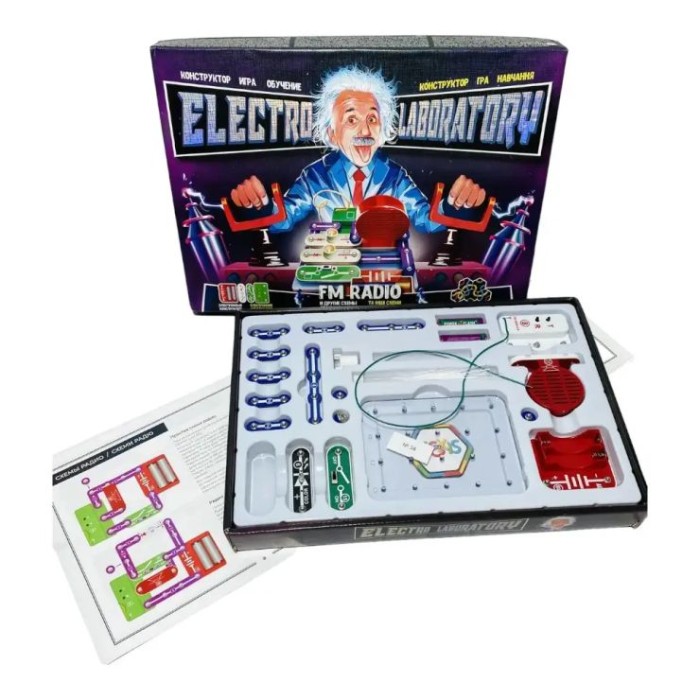 Конструктор електронний «Electro Laboratory. Radio+Piano» у коробці 40х30х5 см, ТМ Данко Тойс