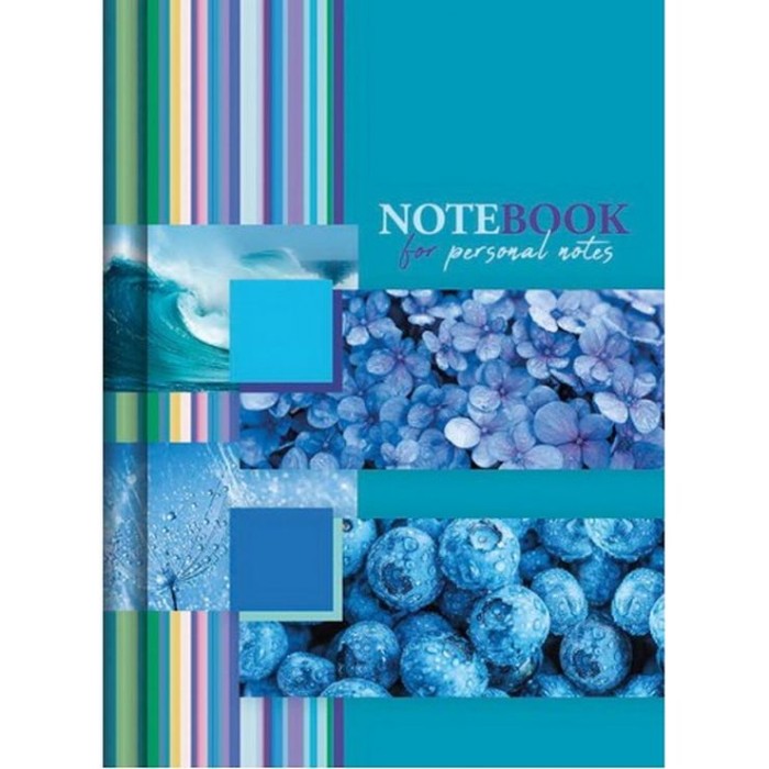 Блокнот «NOTEBOOK FOR NOTES» А6 на 176 аркушів у клітинку з твердою ламінованою обкладинкою, в асортименті, ТМ Рюкзачок