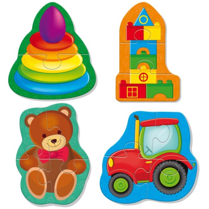 Бейбі пазли «Малюк зможе. Іграшки», ТМ Vladi Toys
