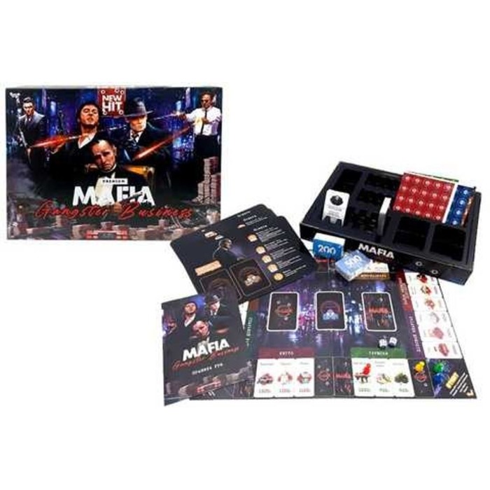 Настільна гра «MAFIA. Gangster Business. Premium» розважальна, у коробці 40х30х5 см, ТМ Данко Тойс