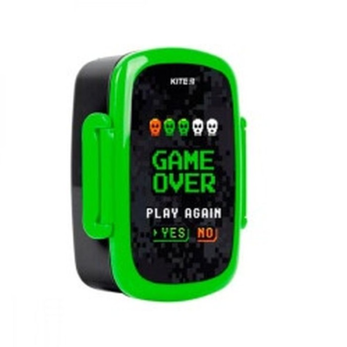 Ланчбокс «Game over» з наповненням 750 мл, TM Kite