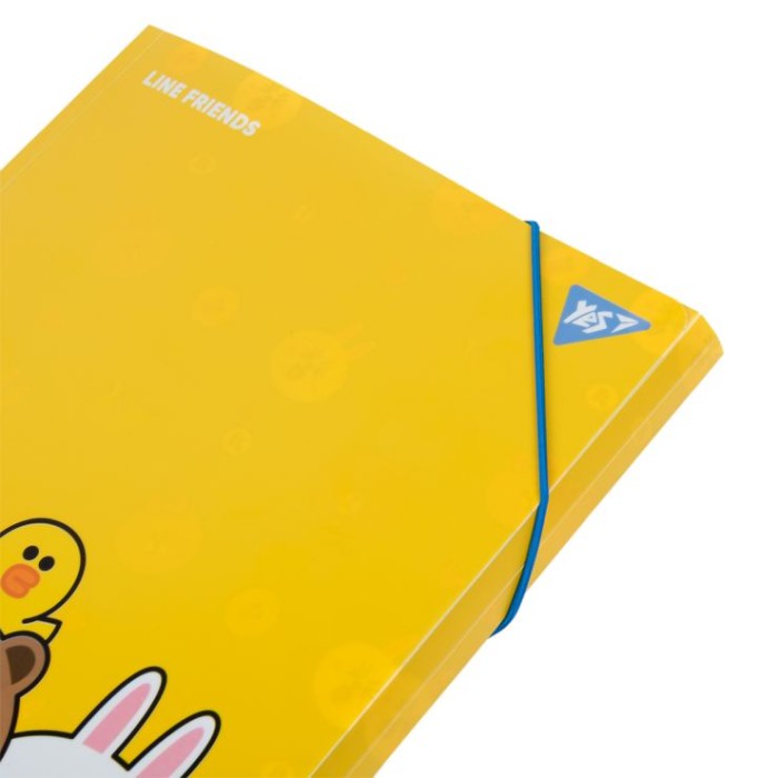 Папка «Line Friends» A4 на гумках, ТМ YES
