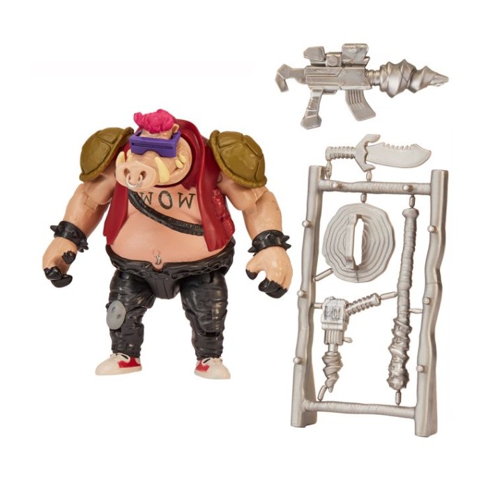 Ігрова фігурка серії «Черепашки-Ніндзя MOVIE III. Бібоп» 11,5 см з аксесуарами, укоробці 21х6х19 см