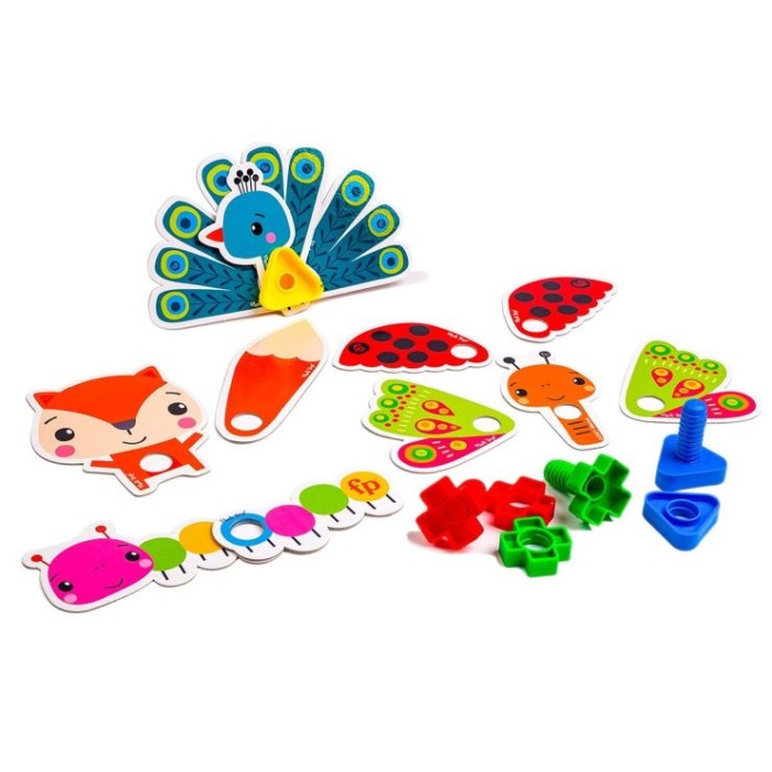 Гра-конструктор з болтами «Fisher-Price. Maxi-болтики», у коробці 27х6х20 см, ТМ Vlady Toys