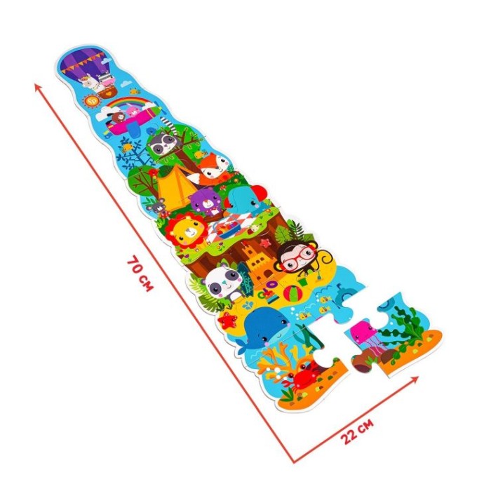 Пазли «Fisher-Price. Мої веселі друзі», у коробці 21,5х6х22, ТМ Vlady Toys
