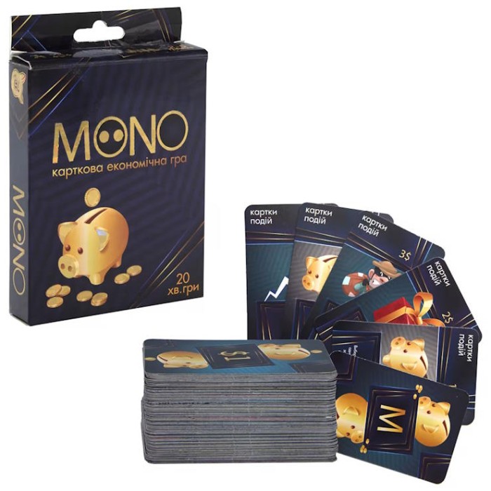 Гра карткова «Mono» розвивальна, у коробці 13,5х9х2 см, ТМ Strateg