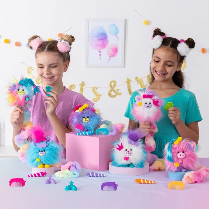 М'яка іграшка-сюрприз «COTTON CANDYKINS. Пухнастий улюбленць» 10 см з аксесуарами, в асортименті, у контейнері 9х21х9 см