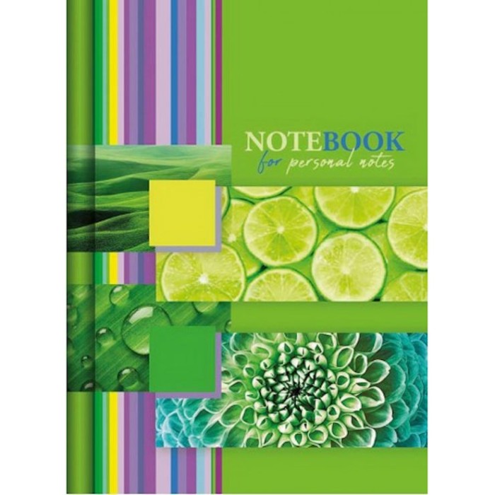 Блокнот «NOTEBOOK FOR NOTES» А6 на 48 аркушів у клітинку з твердою ламінованою обкладинкою, в асортименті, ТМ Рюкзачок