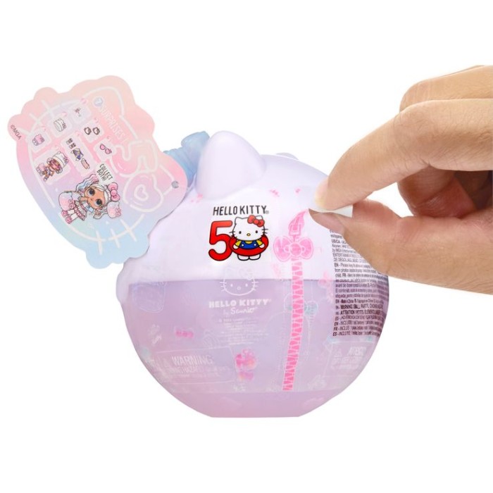 Ігровий набір з лялькою LOL SURPRISE! «Loves Hello Kitty. Hello Kitty сюрприз» 8 см з аксесуарами, в асортименті, у колбі 9х9х9 см