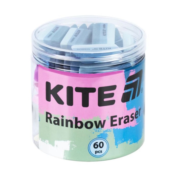 Гумка кольорова «Rainbow», в асортименті, ТМ Kite