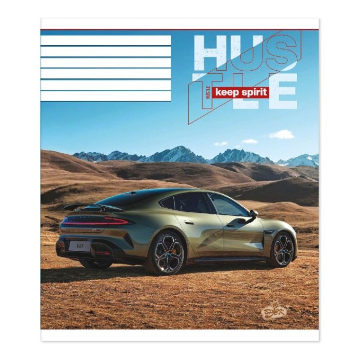 Зошит на 12 аркушів у лінію «Сучасна елегантність» №2551, ТМ Brisk