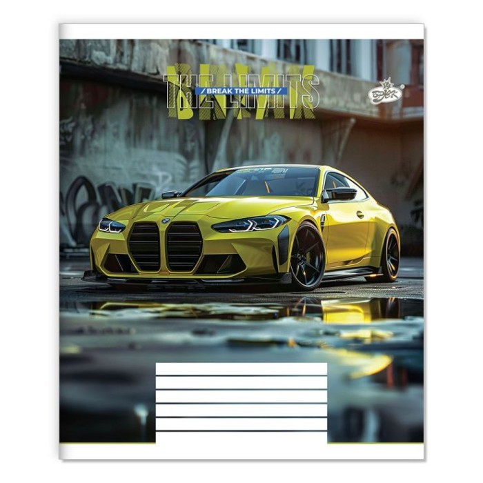 Зошит на 18 аркушів у клітинку «Порушуй правила» №2558, ТМ Brisk