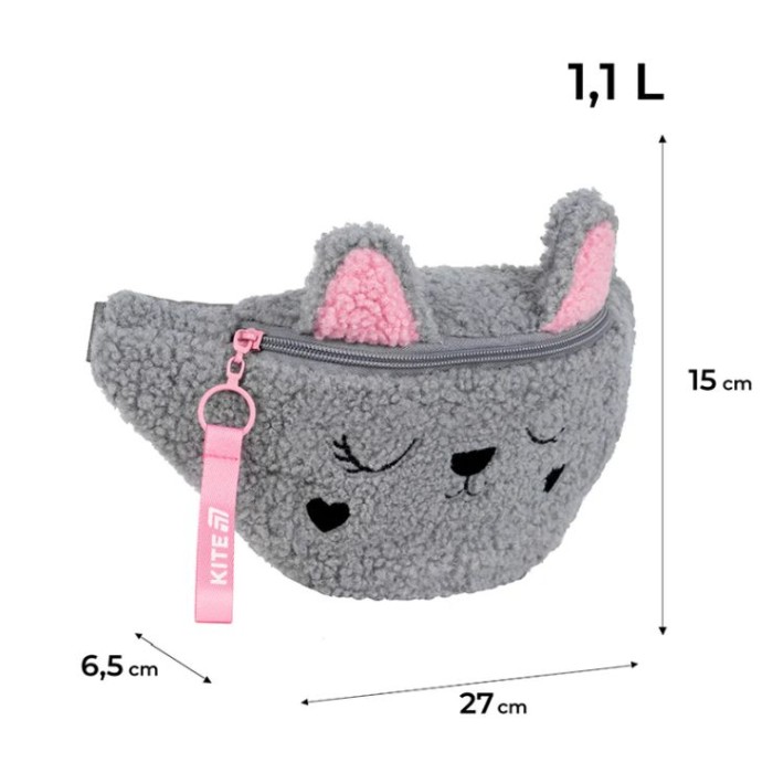 Сумка-бананка «Sweety Cat» 15х27х6,5 см, ТМ Kite Education