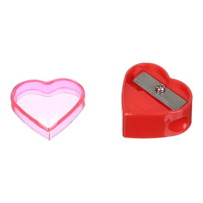 Точилка «HEART» з контейнером ТМ ZiBi, в асортименті