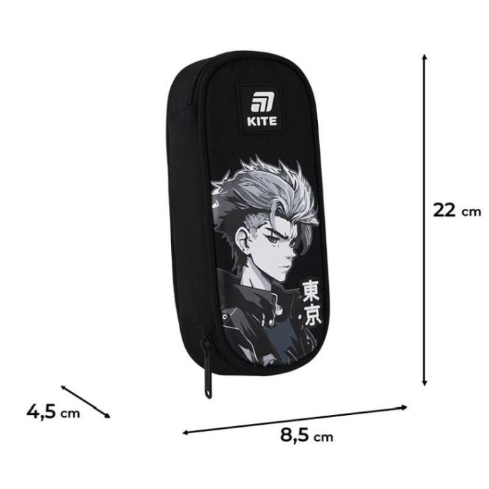 Пенал «Anime Boy» 8,5х22х4,5 см, ТМ Kite