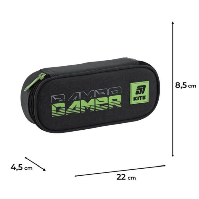 Пенал «Gamer» 8,5х22х4,5 см, ТМ Kite