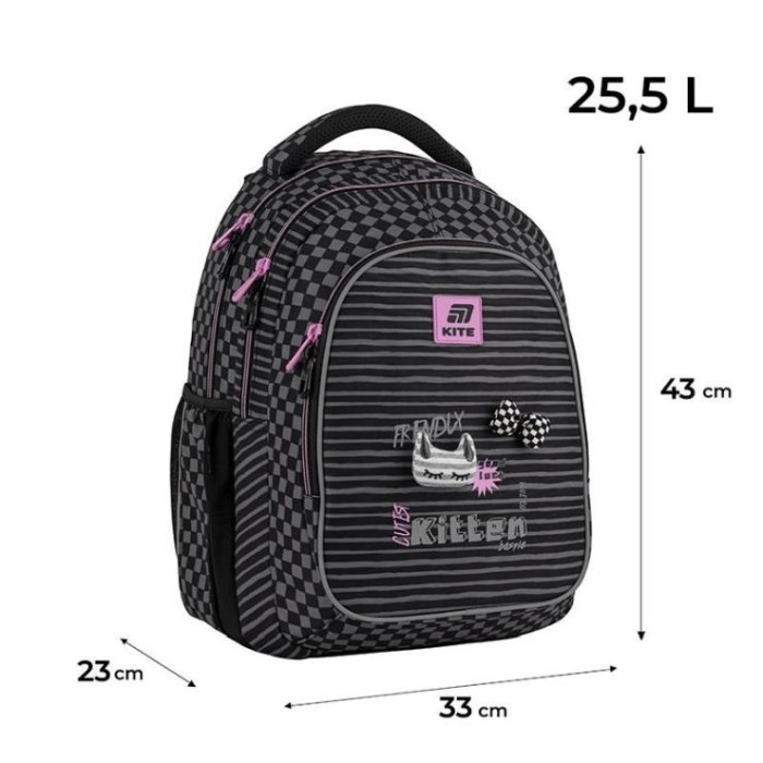 Рюкзак «L-2» 43х23х33 см, ТМ Kite Education teens