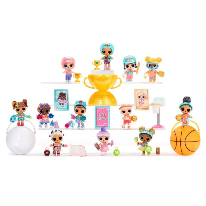 Ігровий набір з лялькою L.O.L. SURPRISE! серія «All Star Sports. Зірки спорту» 8 см з сксесуарами, в асортименті, у дисплеї