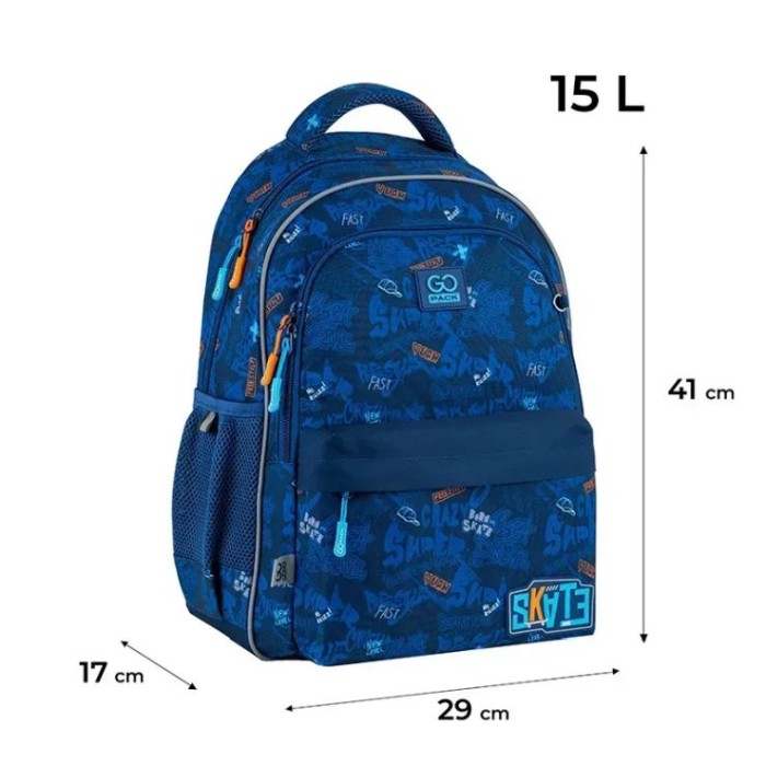 Рюкзак «Crazy Skate» 41х29х17 см, 182M, GoPack Education