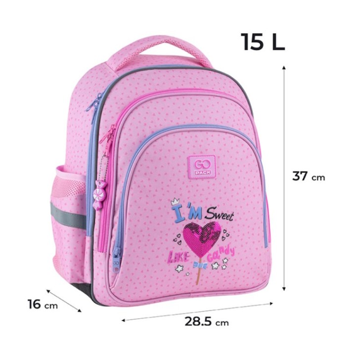 Рюкзак «Like Candy» 38х28,5х16 см, 2606S-3, GoPack Education