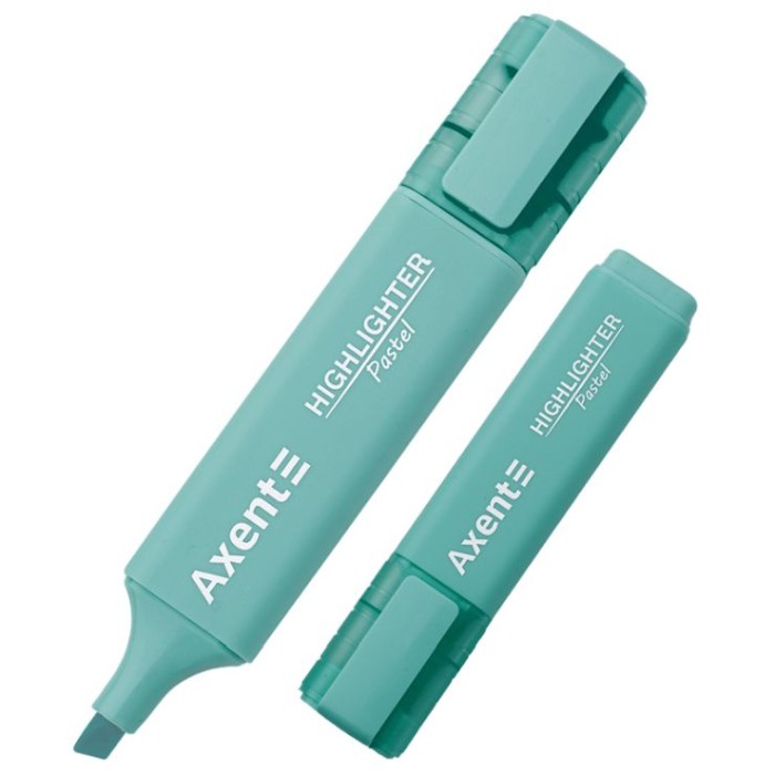 Маркер «Highlighter» клиноподібний 1-5 мм бірюзовий, ТМ Axent