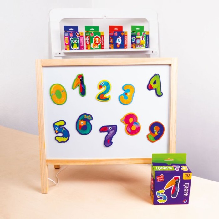 Набір магнітів «Цифри» з 10 елементів, ТМ Vladi Toys