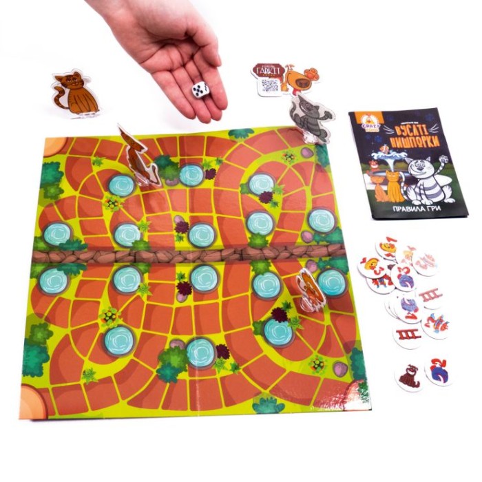 Гра настільна «Вусаті шукачі» маршрутна, у коробці 27х6х20 см, ТМ Vladi Toys