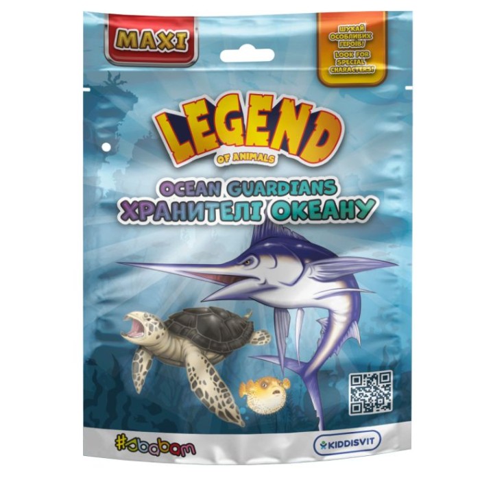 Стретч-іграшка «LEGEND OF ANIMALS МАКСІ. Охоронці океану», в асортименті, 10 шт у дисплеї 25х15х25 см