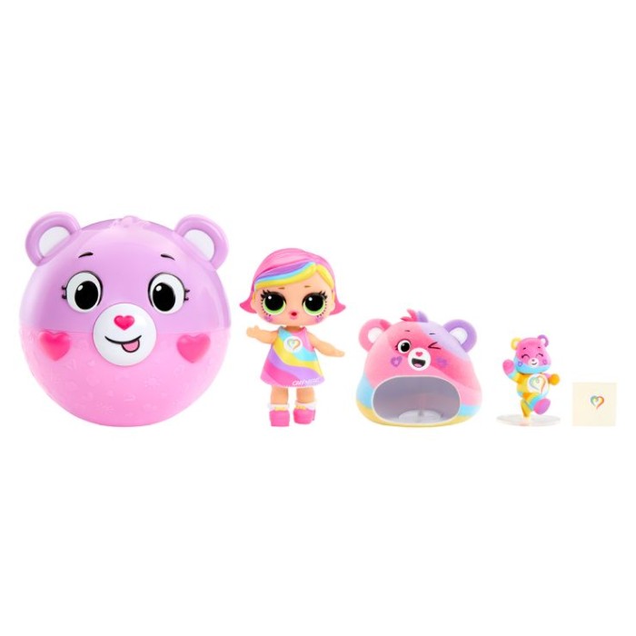 Ігровий набір з лялькою LOL SURPRISE! «Loves Care Bears» 8 см з фігуркою, в асортименті, у колбі 10х9х9 см