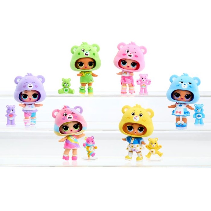Ігровий набір з лялькою LOL SURPRISE! «Loves Care Bears» 8 см з фігуркою, в асортименті, у колбі 10х9х9 см
