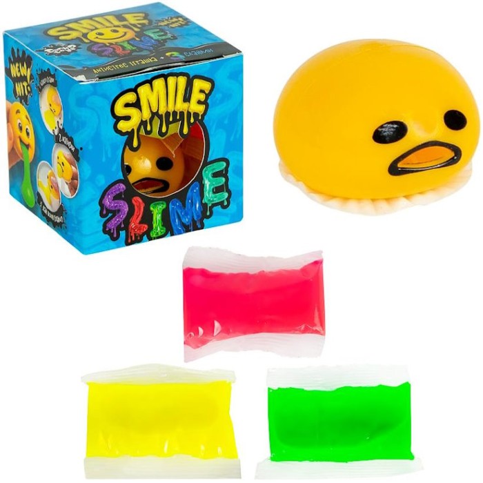 Слайм «Smile Slime», в асортименті, у коробці 7х7х7 см, ТМ Данко Тойс