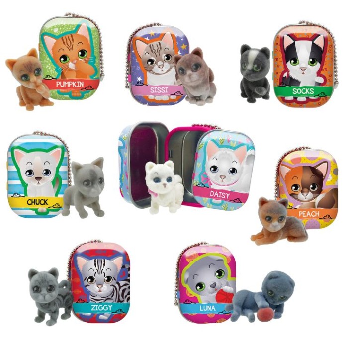 Фігурка-сюрприз COOL THINGS «Puppy Club. Пухнасті хвости» 2 см, в асортименті, у металевій коробоці у пакеті