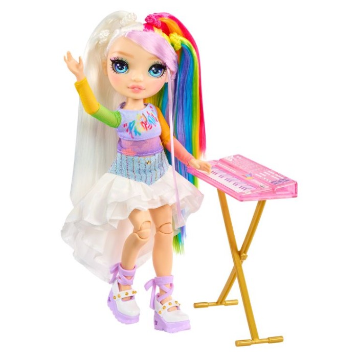 Лялька RAINBOW HIGH «Junior High Rockband. Амая» 23 см з аксесуарами, у коробці 6х20х27 см