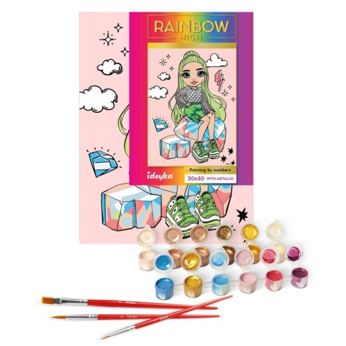 Картина за номерами «Rainbow High Jade Hunter» 30х40 см, ТМ Ідейка