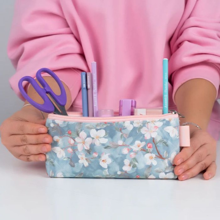 Пенал «Gentle Blossom» 21х8х1,5 см, ТМ Axent