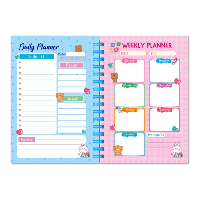 Анкета друзів для дівчаток «Only Girls Planner» 11,5х17 см на 66 аркушів, в асортименті, ТМ Апельсин