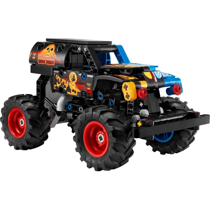 Конструктор «Monster Jam™ Grave Digger. Вогонь та лід» на 263 деталі, у коробці 26х7х19, ТМ Lego