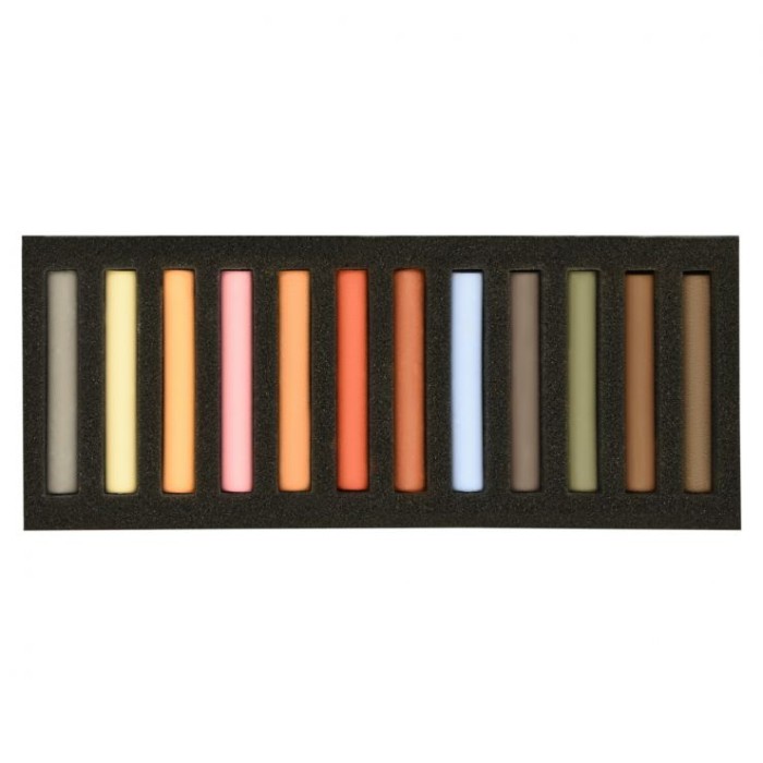 Пастель суха «Skin Tones» художня на 12 кольорів, ТМ Santi