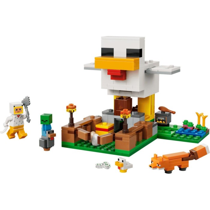 Конструктор «Куряча ферма» на 233 деталі, у коробці 19х6х26 см, ТМ Lego