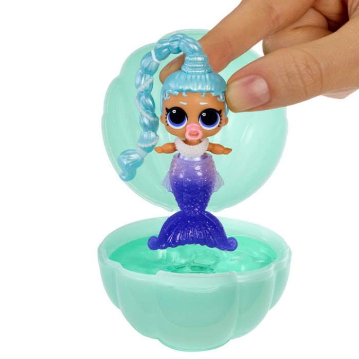 Ігровий набір з лялькою LOL SURPRISE! «Mermaids! Makeover Magic. Милі русалоньки-сестрички» 7 см з аксесуарами, в асортименті, у кулі 6х6х6 см