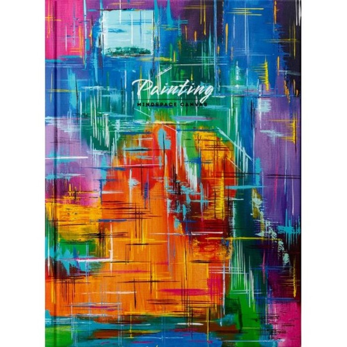 Канцелярська книга «Paiting» А4 на 192 аркуші у клітинку з твердою палітуркою та ламінованою обкладинкою, в асортименті, ТМ Рюкзачок