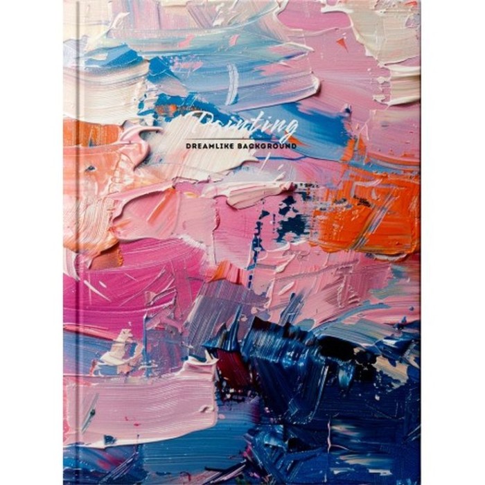 Канцелярська книга «Paiting» А4 на 192 аркуші у клітинку з твердою палітуркою та ламінованою обкладинкою, в асортименті, ТМ Рюкзачок