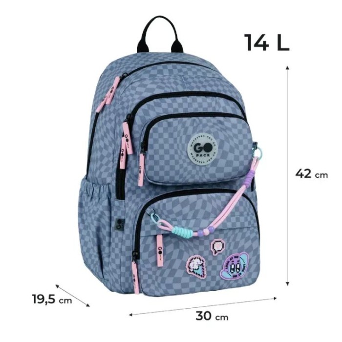 Рюкзак «Pixel Mood» 42х30х19,5 см, 120M-2, GoPack Education