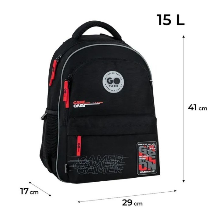 Рюкзак «Born To Win» 41х29х17 см, 182M-5, GoPack Education