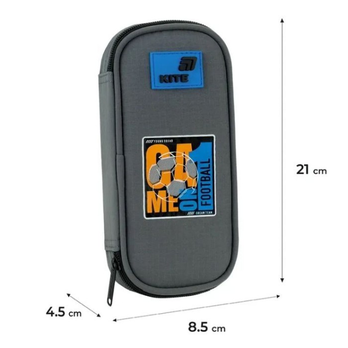 Пенал «Game on» 21х8,5х4,5 см, 662-7, ТМ Kite