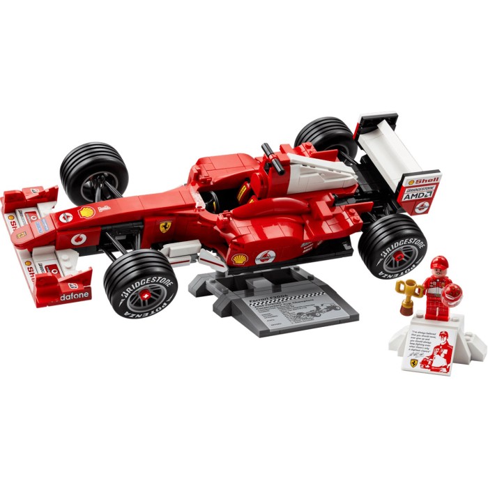 Конструктор «Ferrari F2004 та Міхаель Шумахер» на 735 детлей з фігуркми, у коробці 38х7х26 см, ТМ Lego