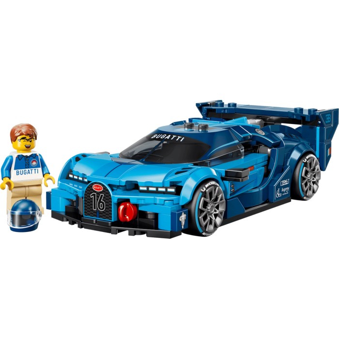 Конструктор «Спортивний автомобіль Bugatti Vision GT Hyper» на 284 деталі, у коробці 26х6х14 см, ТМ Lego