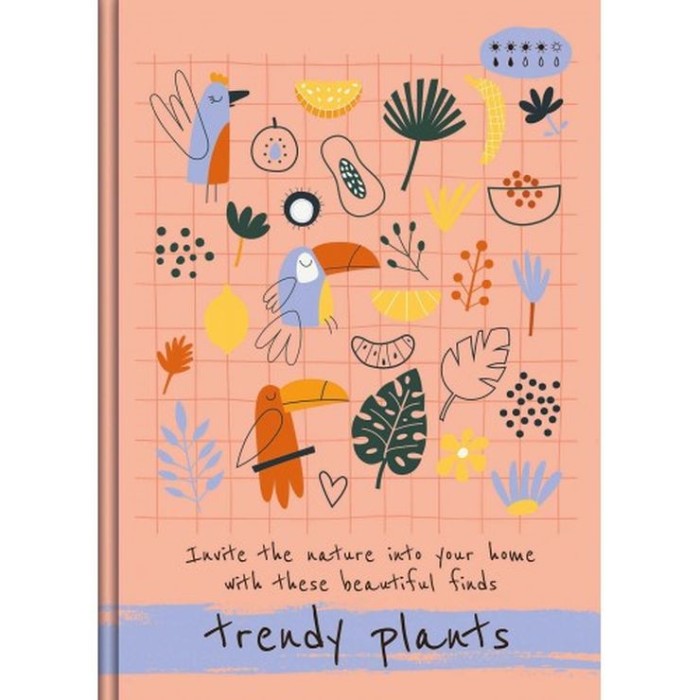 Блокнот «TRENDY PLANTS» А5 на 72 аркуші у клітинку з ламінованою обкладинкою, в асортименті, ТМ Рюкзачок