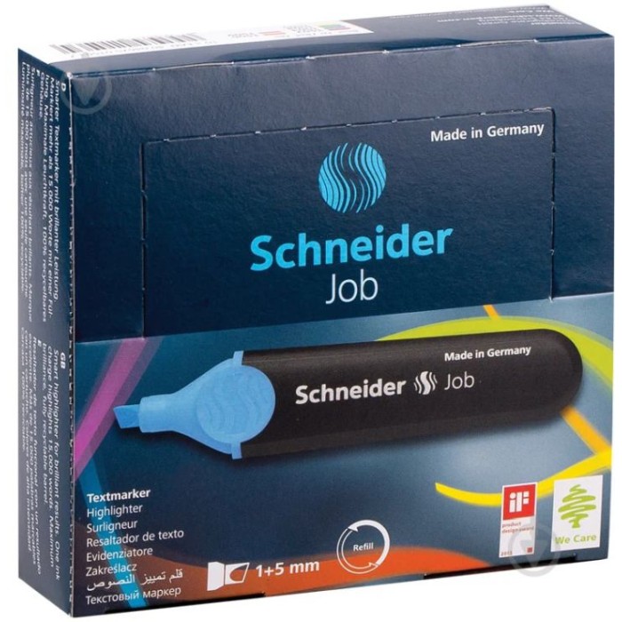 Маркер текстовий «JOB», синій, TM SCHNEIDER