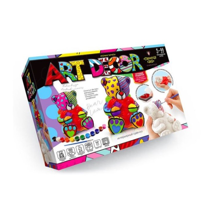 Набір для творчості «ART-DECOR», в асортименті, у кробц 26х7х19 см, ТМ Данко Тойс